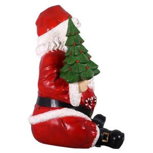FRPクリスマスオブジェ 巨大な座るサンタの詳細画像1