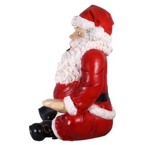 FRPクリスマスオブジェ 巨大な座るサンタの詳細画像4