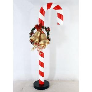 ＦＲＰクリスマスオブジェ　キャンディステッキ