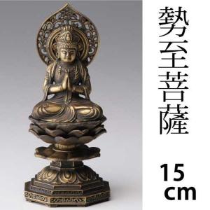 高岡銅器金属仏像　勢至菩薩 15cm｜shoptukiusagi