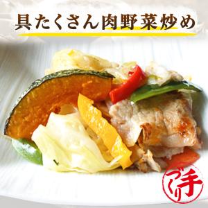 具たくさん肉野菜炒め1パック　惣菜 お惣菜 おかず ギフト おつまみ お試し セット 冷凍 お弁当 詰め合わせ 食品 煮物
