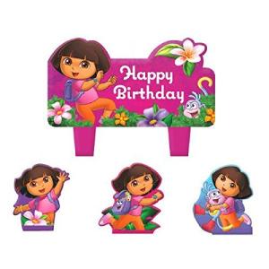 ドラのフラワーアドベンチャー 誕生日ケーキキャンドルセット Dora's Flower Adventure Birthday Candles｜shopwin-win