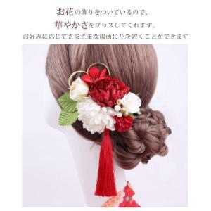 2022新春お祝い 成人式 髪飾り 花 和装 ...の詳細画像2