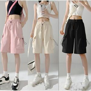 ハーフパンツ レディース 夏 水陸両用 カーゴパ...の商品画像