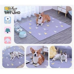 ペットマット 猫用品 犬 床保護 おくだけ吸着 床暖房対応