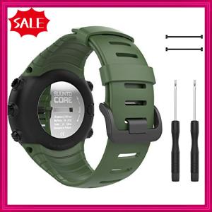 Suunto Core バンド - ATiC SUUNTO Coreコア専用 ソフト 高級 TPU製腕時計ストラップ/バンド 交換ベルト ねじ回し