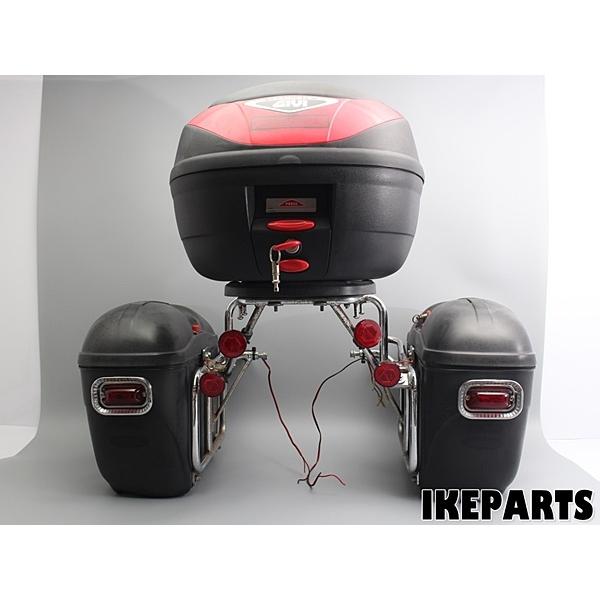 W400 W650 W800 GIVI トリプルステー＆ボックスセット！ パニアケース (21L) ...