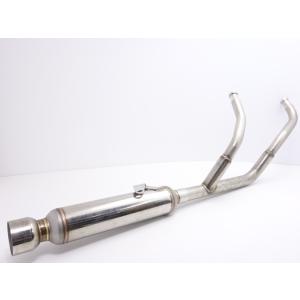 シャドウ 400 NC34 スラッシュカットマフラー スラッシュカット