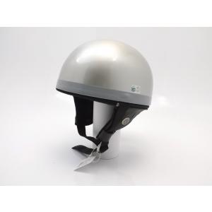 処分セール! アメリカンドラッガーズ ヘルメット 半キャップ SG規格 フリーサイズ シルバー 「CB-1」 D750G0841