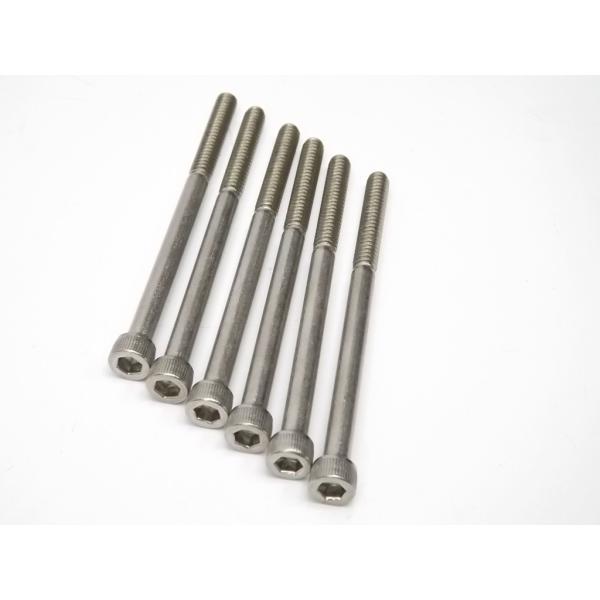 スーパートラップマフラー 4インチ用 24ピッチ ディスク固定ボルト ステンレス/6本SET  「ロ...