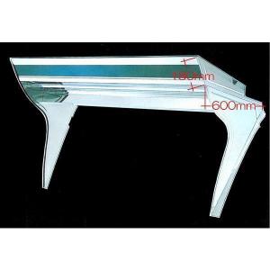 シモタニ製 フロントバイザー レトロシリーズ DX-II 鏡面仕様 天板