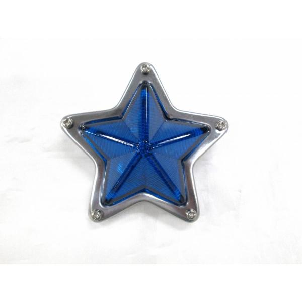 ミニスターマーカーランプ　80φ　プラスチック製　ブルー　青　星　トラック