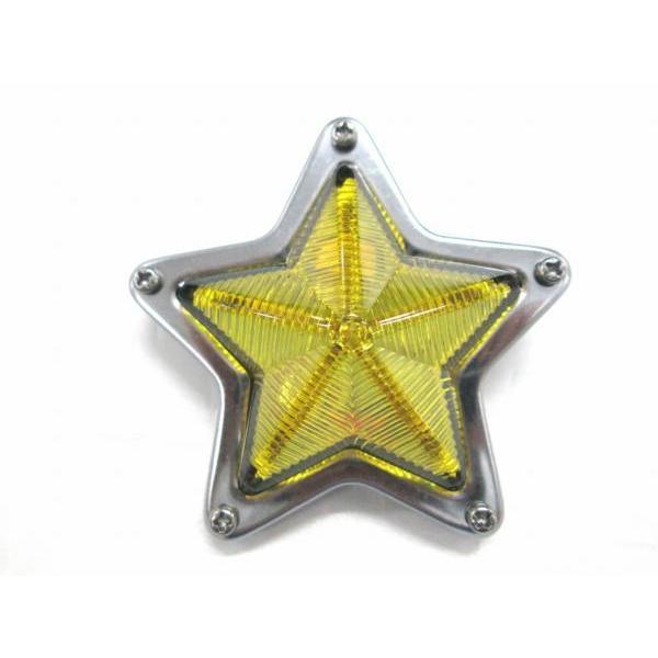 ミニスターマーカーランプ　80φ　プラスチック製　イエロー　黄色　星　トラック