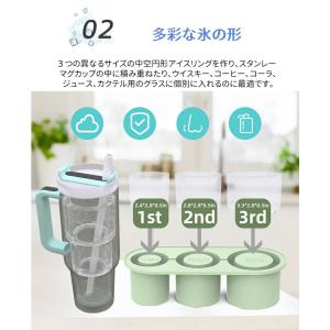 製氷皿 製氷ケース 製氷器 シリコン 円柱 中...の詳細画像2