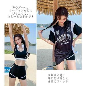 水着 体型カバー 中学生 高校生 学生 水着 ...の詳細画像5