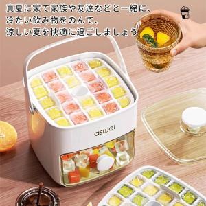 製氷皿 製氷器 2段 大容量 夏休み 保存ケー...の詳細画像1