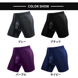 ボクサーパンツ ロング メンズ 分離型 陰嚢分...の詳細画像1
