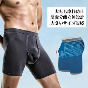 ボクサーパンツ ロング メンズ 分離型 陰嚢分...の詳細画像3