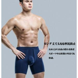 ボクサーパンツ ロング メンズ 分離型 陰嚢分...の詳細画像5