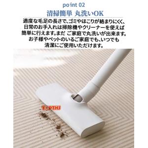 チェアマット 玄関マット 半円ラグ 保護マット...の詳細画像3