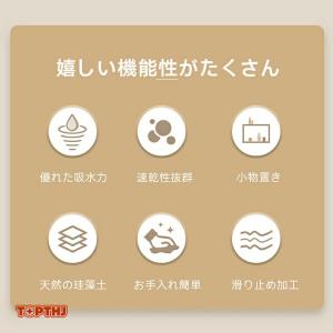 珪藻土マット 蛇口周りマット シンクマット 洗...の詳細画像1