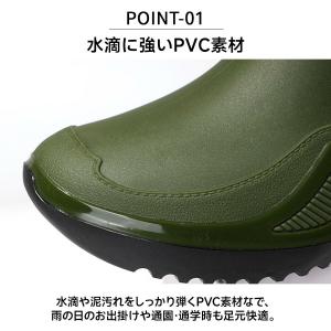 メンズ レインシューズ レインブーツ 防水靴 ...の詳細画像1