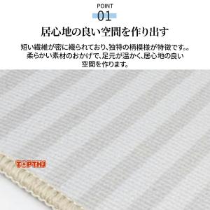 ラグマット 洗える ラグカーペット 円形 ラグ...の詳細画像1