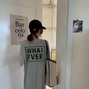 Tシャツワンピース レディース カットソーワン...の詳細画像2