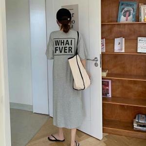 Tシャツワンピース レディース カットソーワン...の詳細画像3