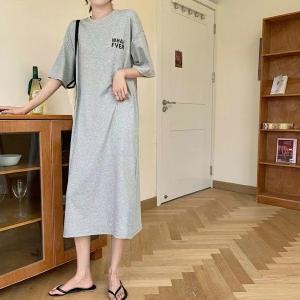 Tシャツワンピース レディース カットソーワン...の詳細画像5