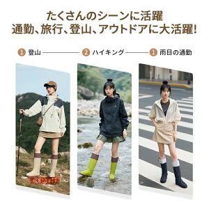 レインシューズカバー 防水 雨具 靴の上から ...の詳細画像1
