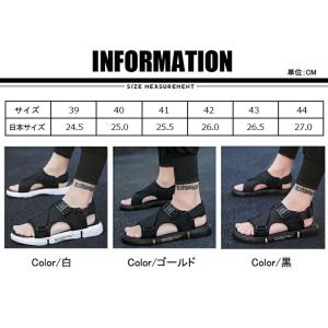 サンダル メンズ スポーツサンダル ビーチサン...の詳細画像1