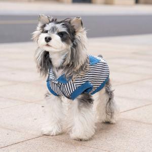 犬服 ドッグウェア ペット服 デニムコート 袖...の詳細画像3