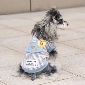 犬服 ドッグウェア ペット服 デニムコート 袖...の詳細画像4