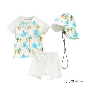 キッズ水着 男の子 セパレート 3点セット ベ...の詳細画像5