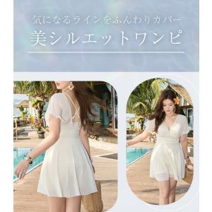 ワンピース 水着 レディース オールインワン水...の詳細画像1