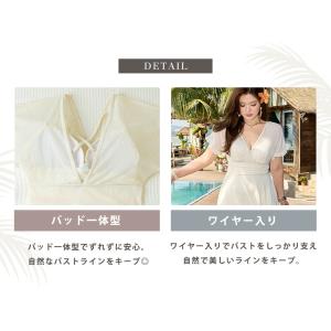 ワンピース 水着 レディース オールインワン水...の詳細画像4