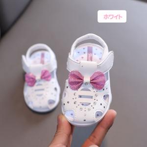 ベビーシューズ ベビーサンダル 笛付き 音が鳴...の詳細画像2
