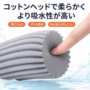 PVA スポンジモップ 両翼圧搾式 28cm ...の詳細画像3
