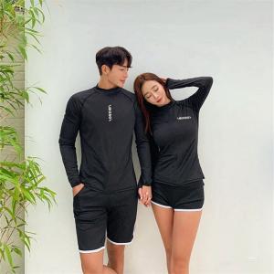 フィットネス水着 ペア カップル セットアップ...の詳細画像1