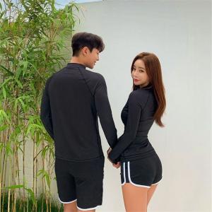 フィットネス水着 ペア カップル セットアップ...の詳細画像4