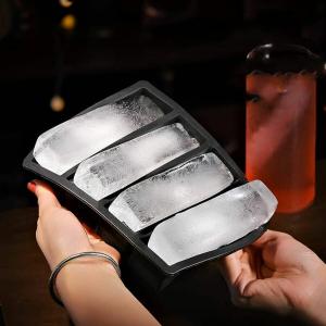 製氷皿 製氷器 シリコン製 蓋付き 4穴 四角...の詳細画像4