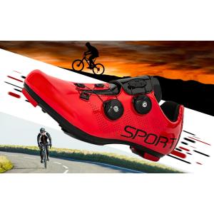 ビンディングシューズ サイクリングシューズ ロ...の詳細画像1