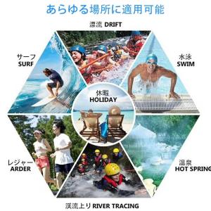 メンズ 水着 サーフパンツ インナー付 水陸両...の詳細画像1