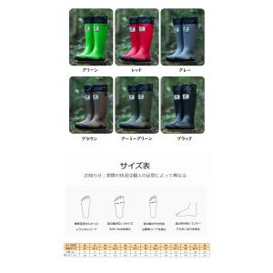 長靴 レインブーツ レディース ロング 長くつ...の詳細画像2