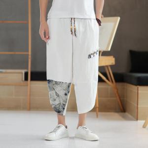 サルエルパンツ アラジンパンツ ハーフパンツ ...の詳細画像1