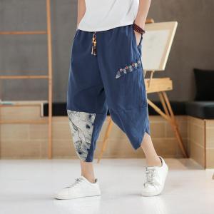サルエルパンツ アラジンパンツ ハーフパンツ ...の詳細画像4