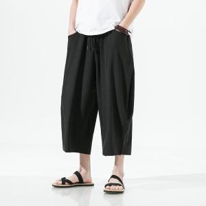 サルエルパンツ アラジンパンツ ハーフパンツ ...の詳細画像1