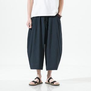 サルエルパンツ アラジンパンツ ハーフパンツ ...の詳細画像2