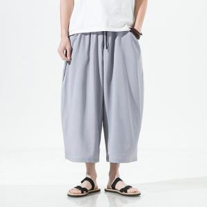 サルエルパンツ アラジンパンツ ハーフパンツ ...の詳細画像3